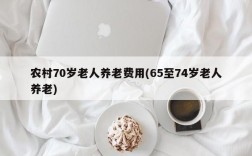 农村70岁老人养老费用(65至74岁老人养老)