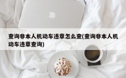 查询非本人机动车违章怎么查(查询非本人机动车违章查询)