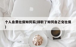 个人自费社保如何买(辞职了如何自己交社保)