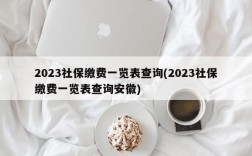 2023社保缴费一览表查询(2023社保缴费一览表查询安徽)