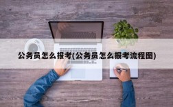 公务员怎么报考(公务员怎么报考流程图)