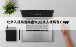 北京人社局官网查询(北京人社局官方app)