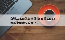 交管12123怎么查保险(交管12123怎么查保险交没交上)