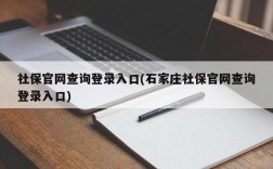 社保官网查询登录入口(石家庄社保官网查询登录入口)