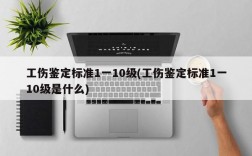 工伤鉴定标准1一10级(工伤鉴定标准1一10级是什么)