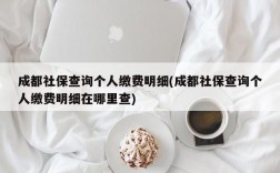 成都社保查询个人缴费明细(成都社保查询个人缴费明细在哪里查)