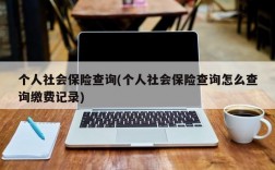 个人社会保险查询(个人社会保险查询怎么查询缴费记录)