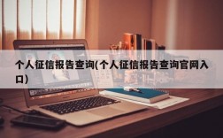 个人征信报告查询(个人征信报告查询官网入口)