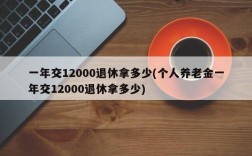 一年交12000退休拿多少(个人养老金一年交12000退休拿多少)