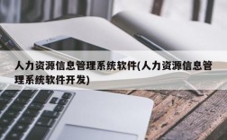 人力资源信息管理系统软件(人力资源信息管理系统软件开发)