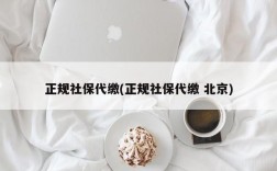 正规社保代缴(正规社保代缴 北京)