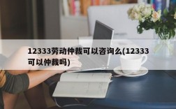 12333劳动仲裁可以咨询么(12333可以仲裁吗)