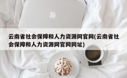 云南省社会保障和人力资源网官网(云南省社会保障和人力资源网官网网址)